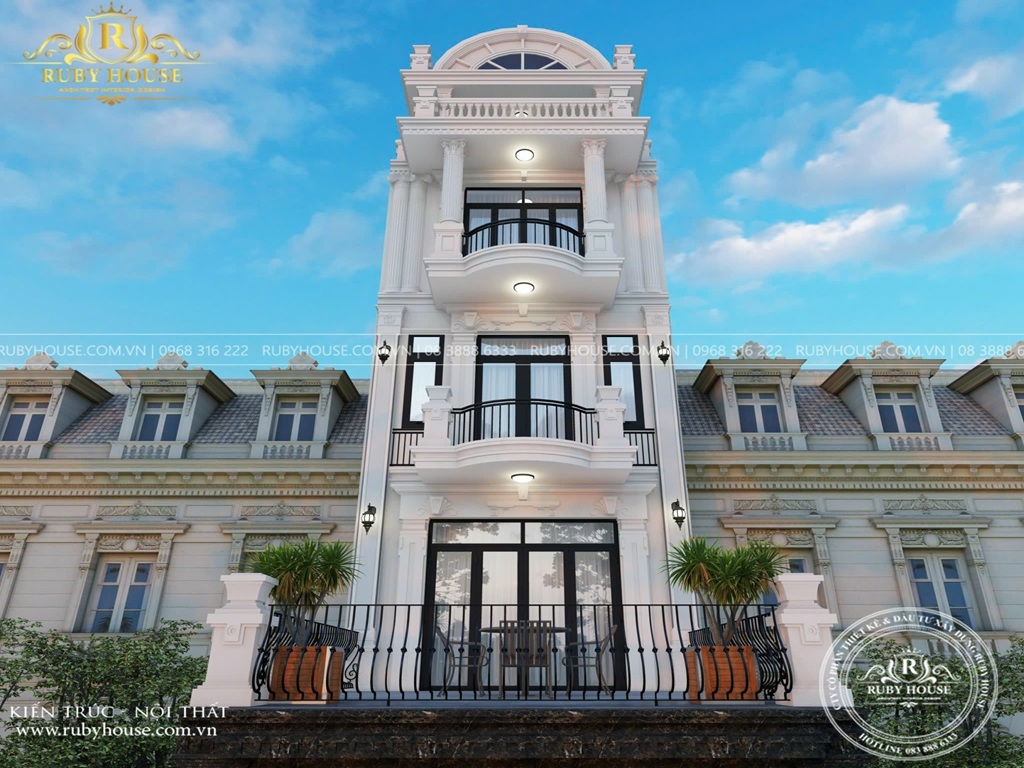Thi Công Nhà Đẹp 5×21.5m – 5 Tầng Hiện Đại Tại Hải An, Hải Phòng
