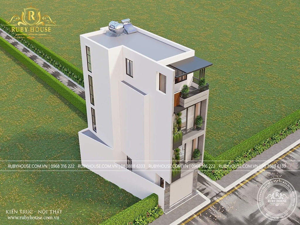 RubyHouse – Thiết kế và thi công nhà trọn gói tại Hải Phòng | Dự án nhà anh Khánh – chị Hà